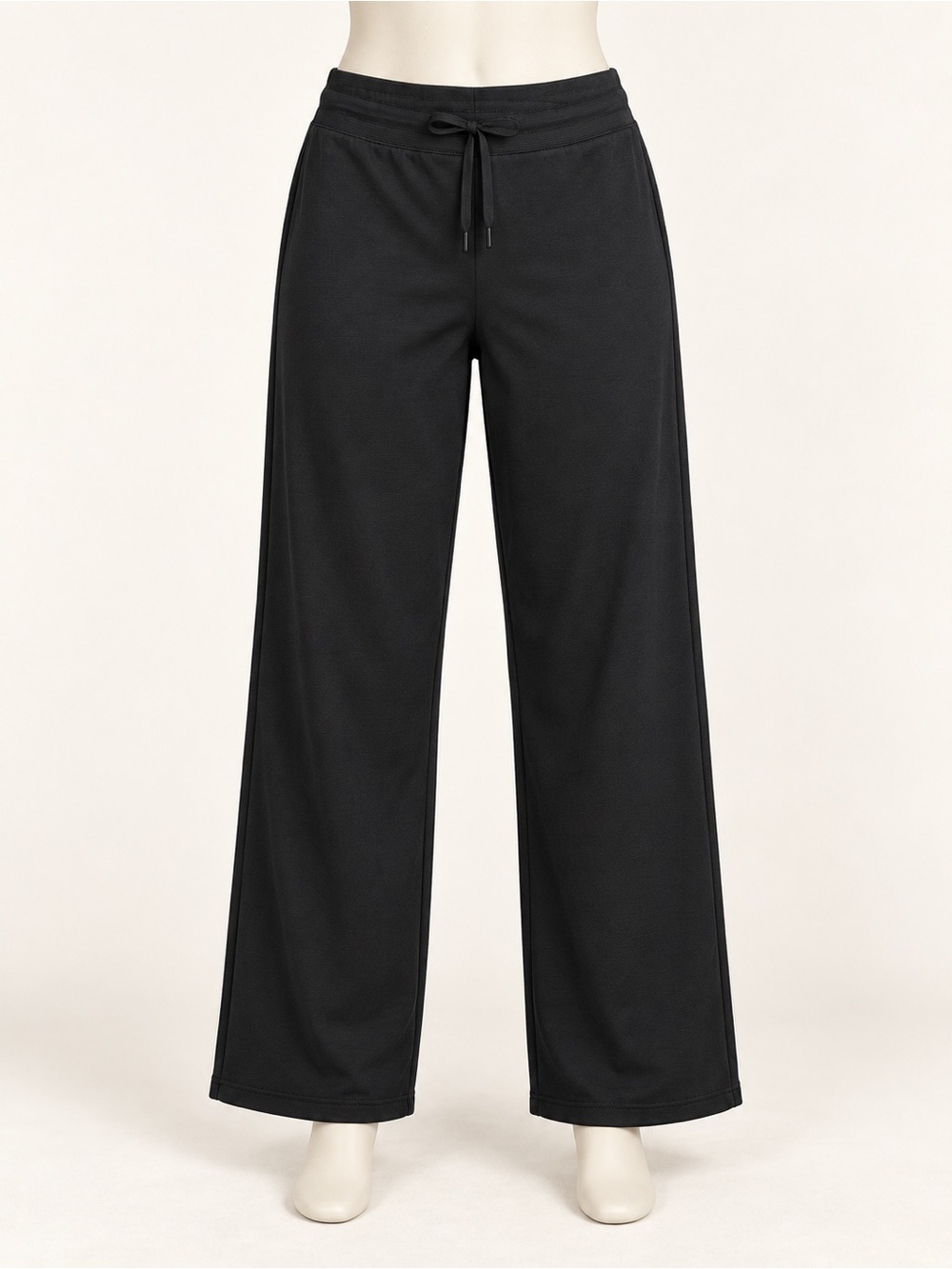 TNA Black Wide-Leg Pull-On Drawstring Pants BNWOT